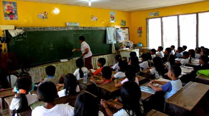Estudantes da educação básica em sala de aula