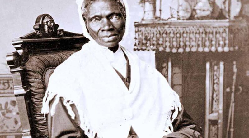 Foto de mulher negra defensora dos direitos das mulheres em 1870