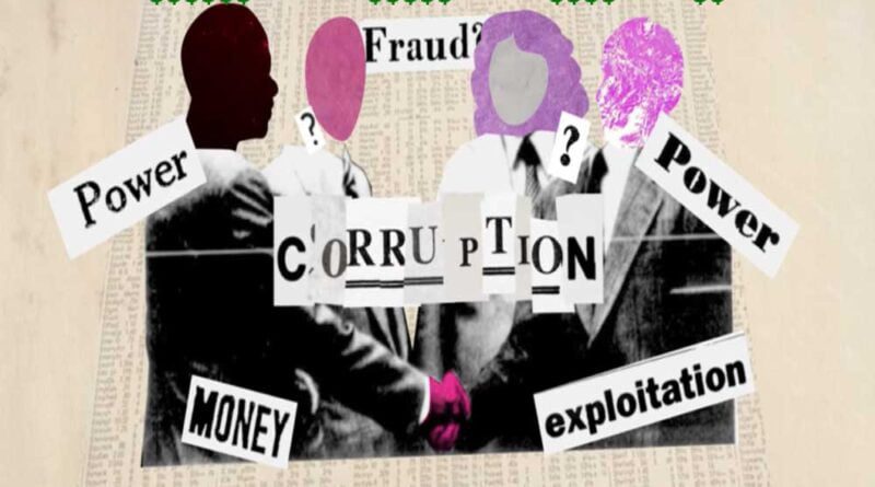 Corrupção e deterioração do estado e dos serviços públicos