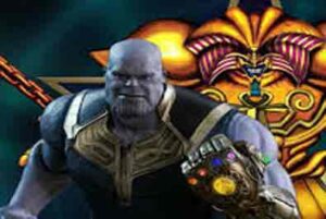 Thanos e Exodia cards do Yu Gi Oh