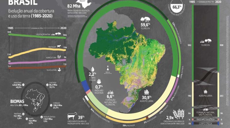 Mapa ecológico Brasil