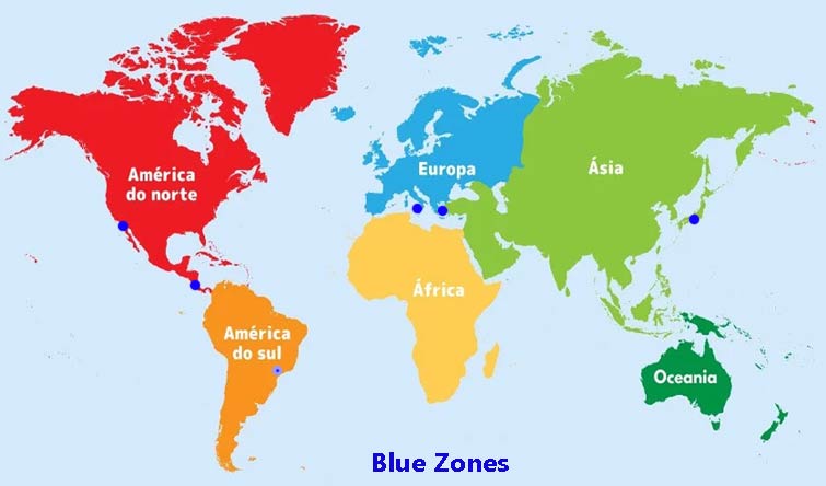 Zonas Azuis e Vida longa