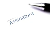 assinatura rodapé
